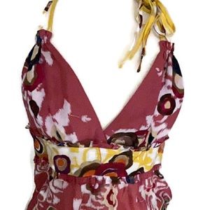 BCBG MAX ARIZA Floral summer top